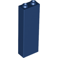 Lego kostka (kostička) 1x2x5, tmavě modrá (4274535, 6186634)